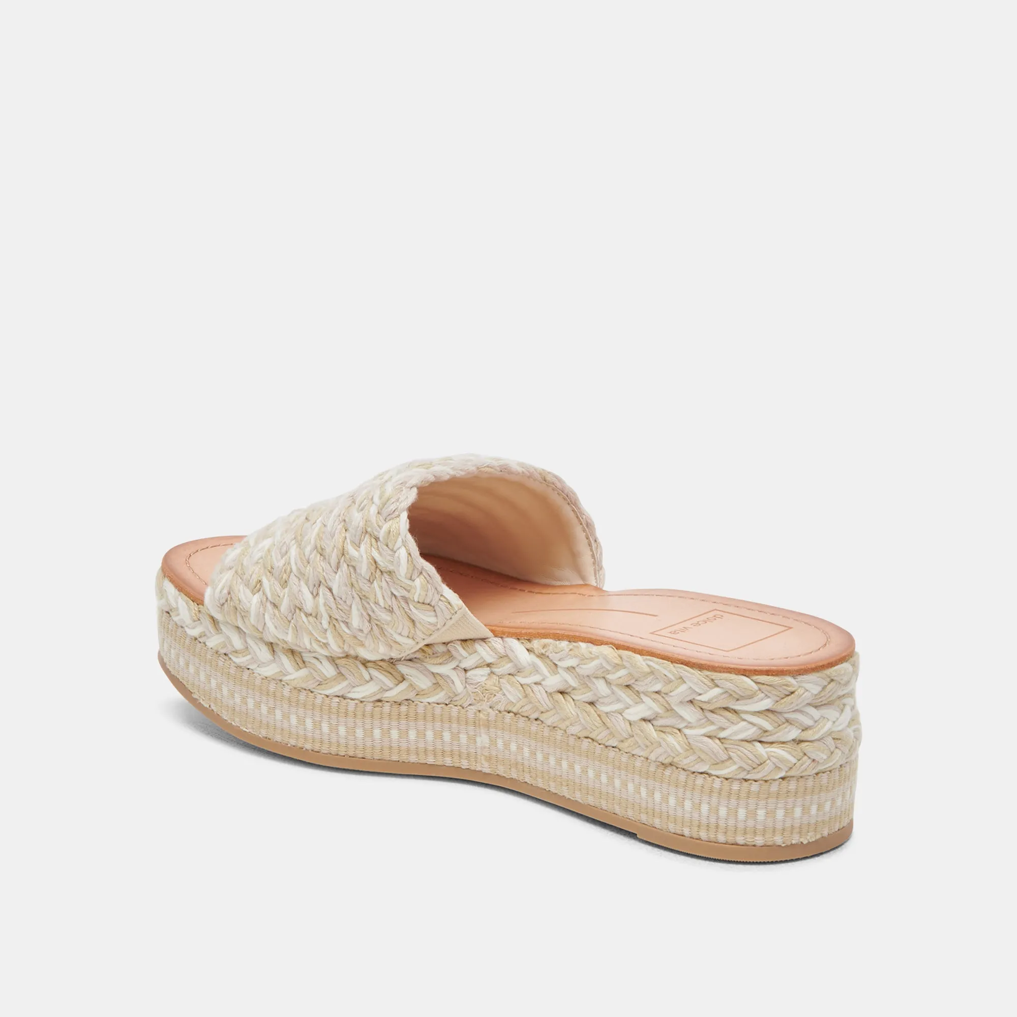 PAZLI SANDALS IVORY MULTI WOVEN