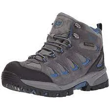 Propet Men's Ridge Walker Hiking Boots- Grey/ Blue