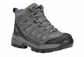 Propet Men's Ridge Walker Hiking Boots- Grey/ Blue