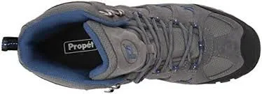 Propet Men's Ridge Walker Hiking Boots- Grey/ Blue