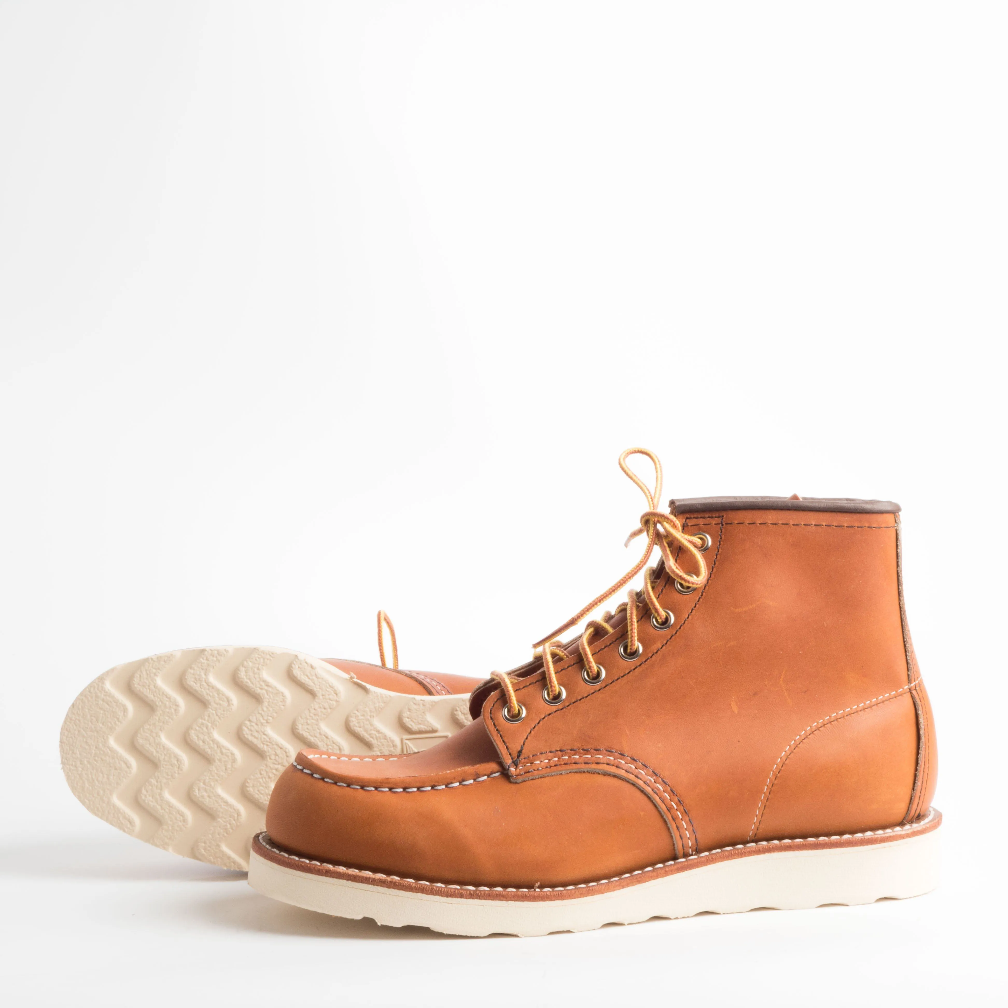 RED WING SHOES -  Polacco Moc Toe 875 - Oro Legacy