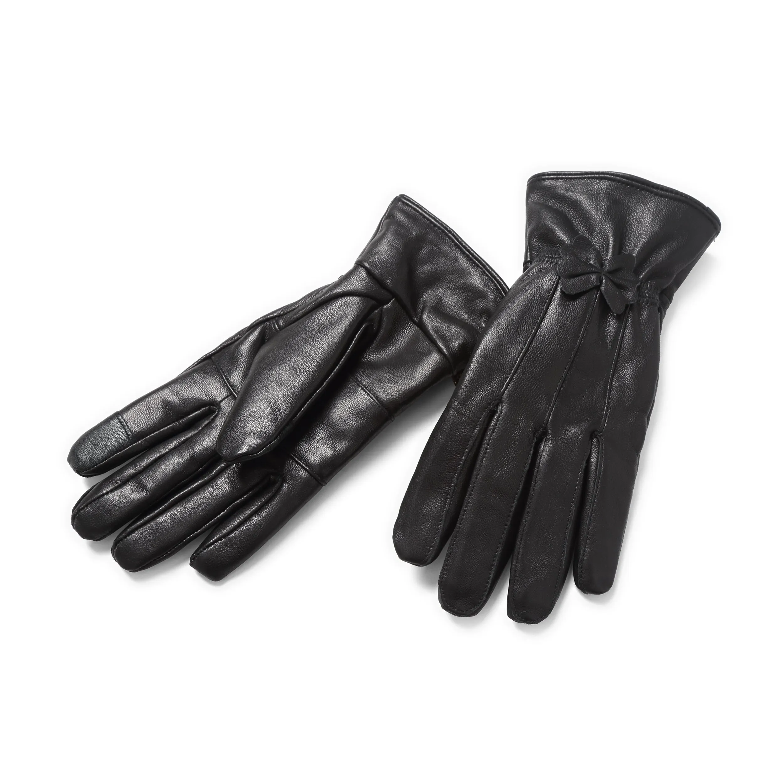 Reed Women's Genuine Leather Warm Lined Driving Gloves - Imported