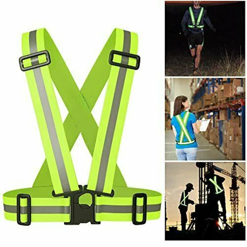 Reflective Vest with Reflector Bands Reflective Running Gear