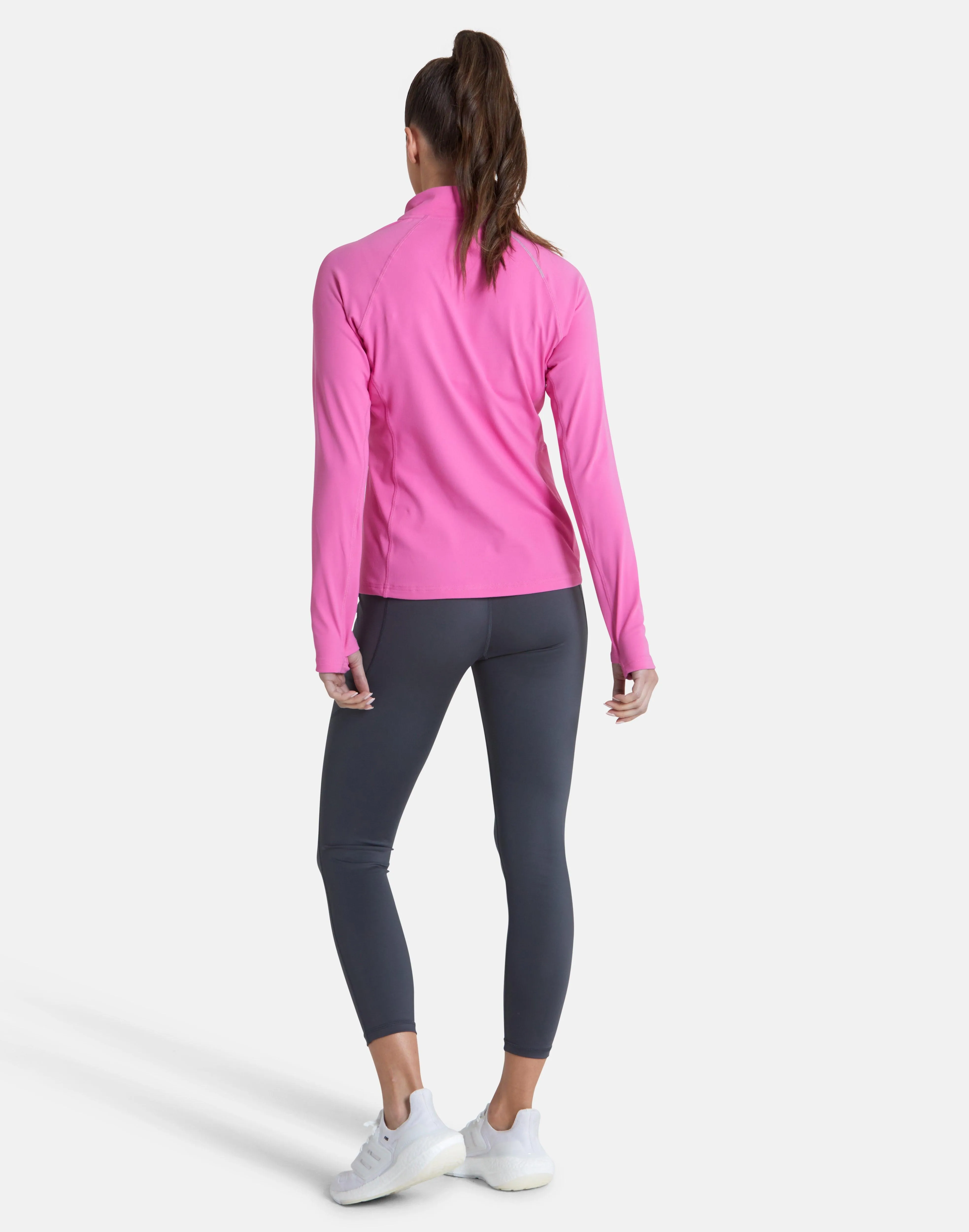 Relentless 1/4 Zip in Empower Pink