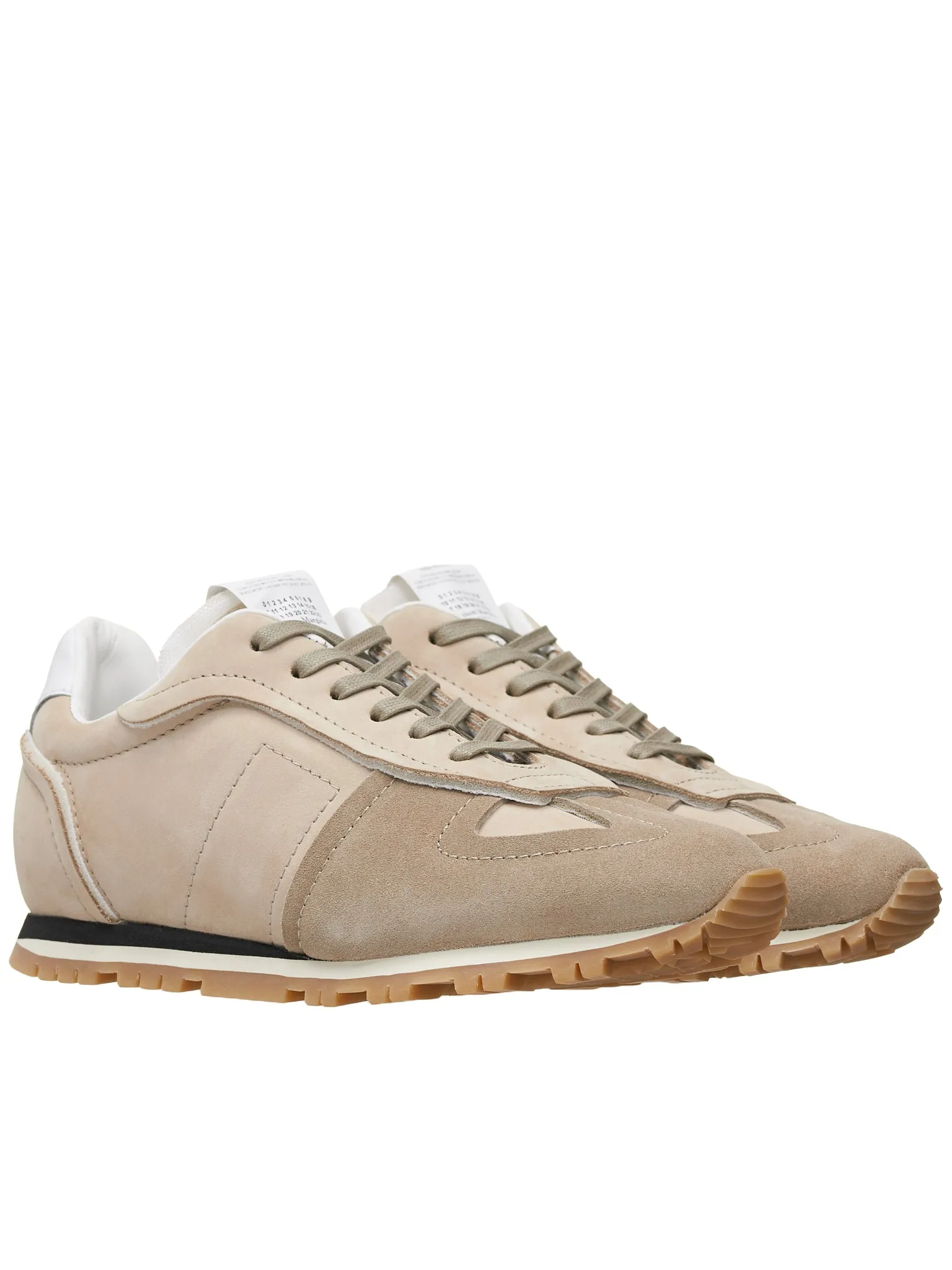 Retro Runner Sneakers (S58WS0186-P3976-BEIGE-GREY)