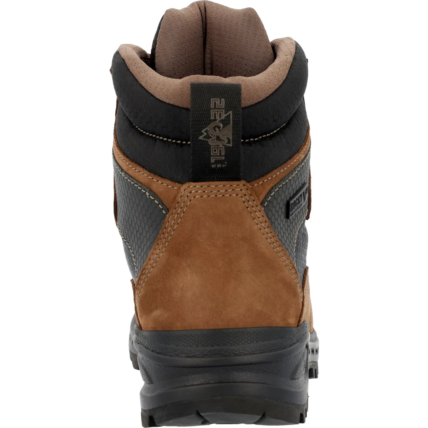 Rocky Mens Mountain Stalker Pro WP Brown Leather Hiking Boots