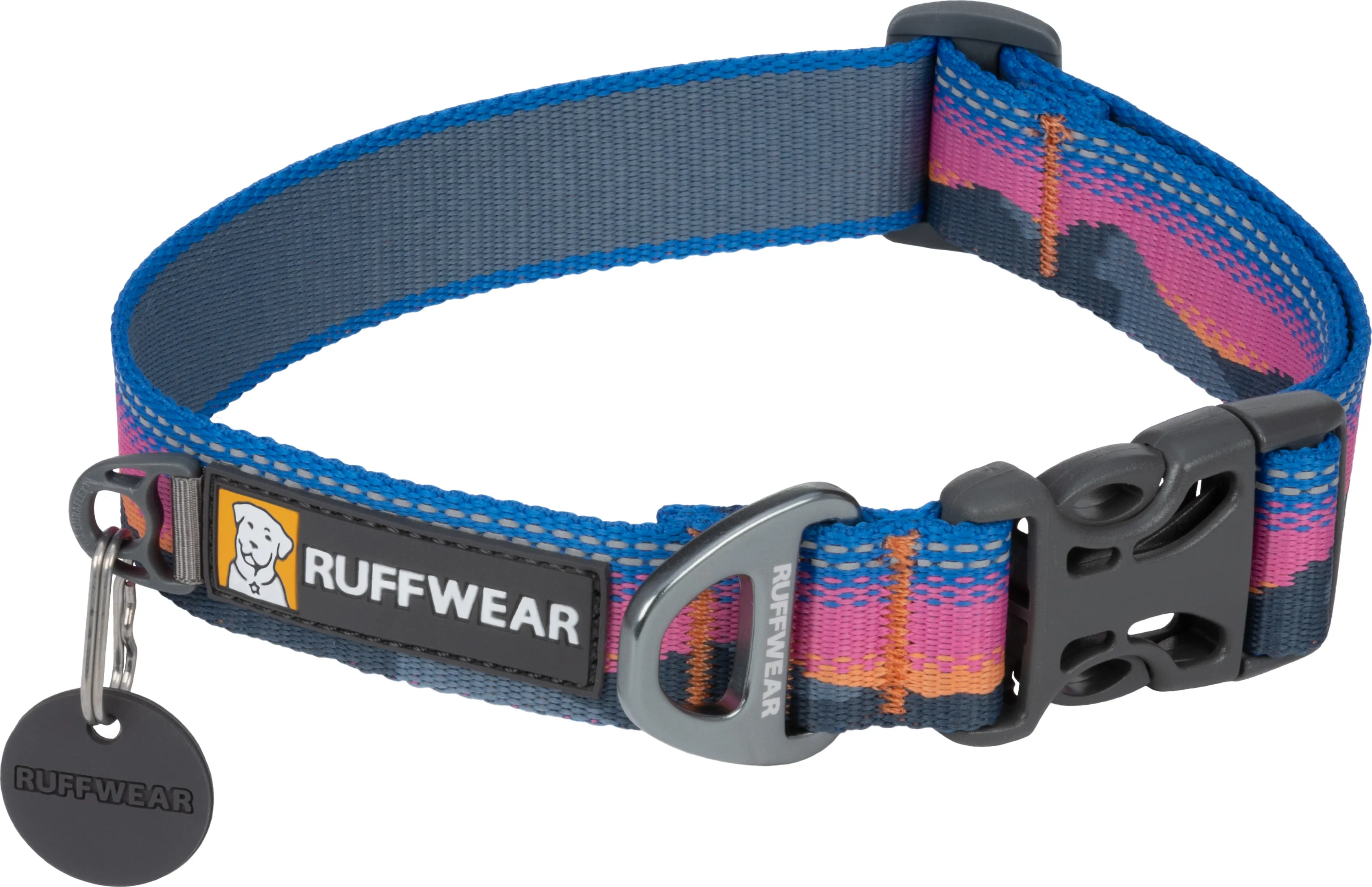 Ruffwear Crag Reflective Dog Collar Alpine Dusk | Buy Ruffwear Crag Reflective Dog Collar Alpine Dusk here | Outnorth