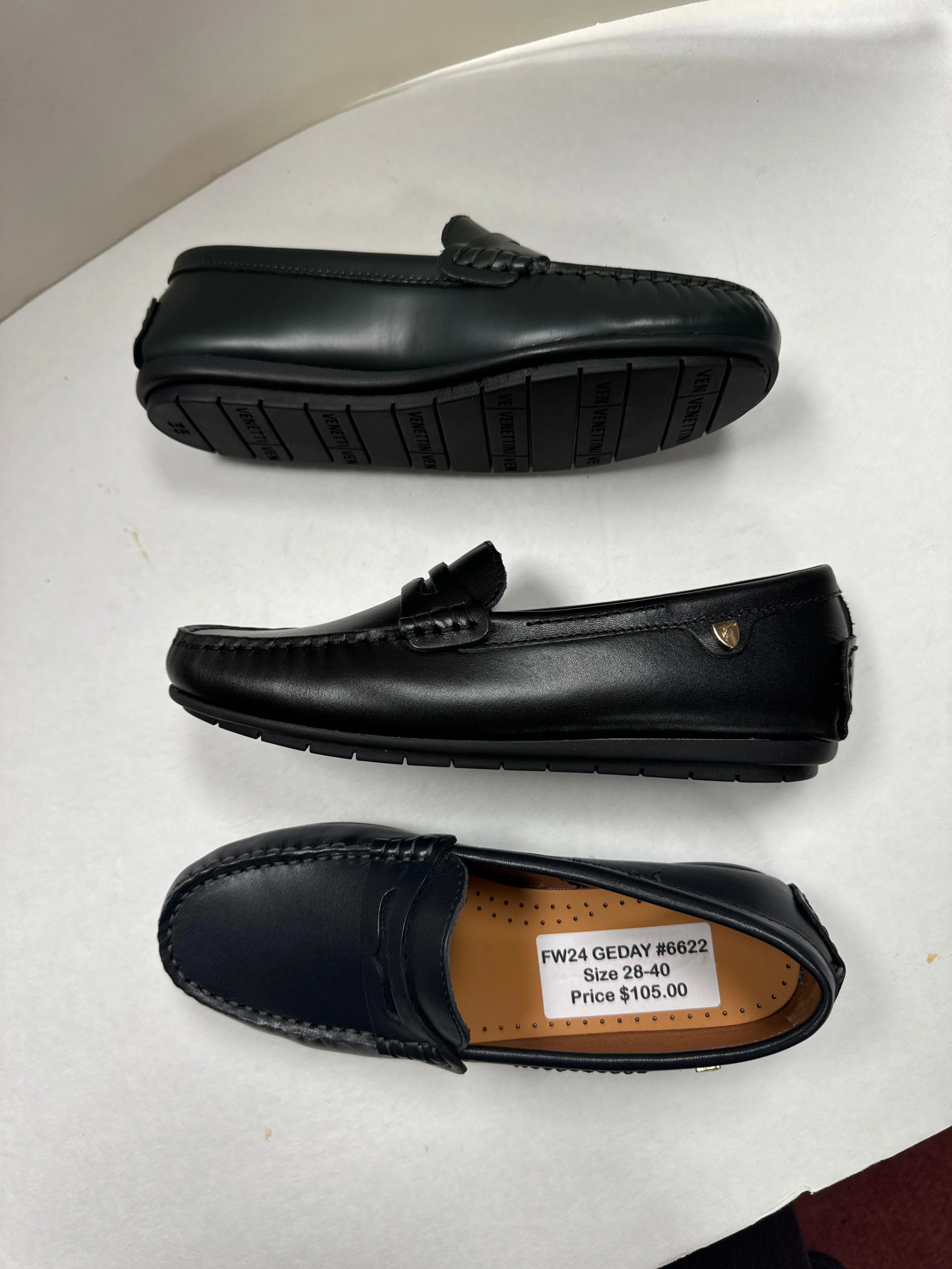 SALE FW24 Venettini Melvin Classic Loafer Driving Mocassin