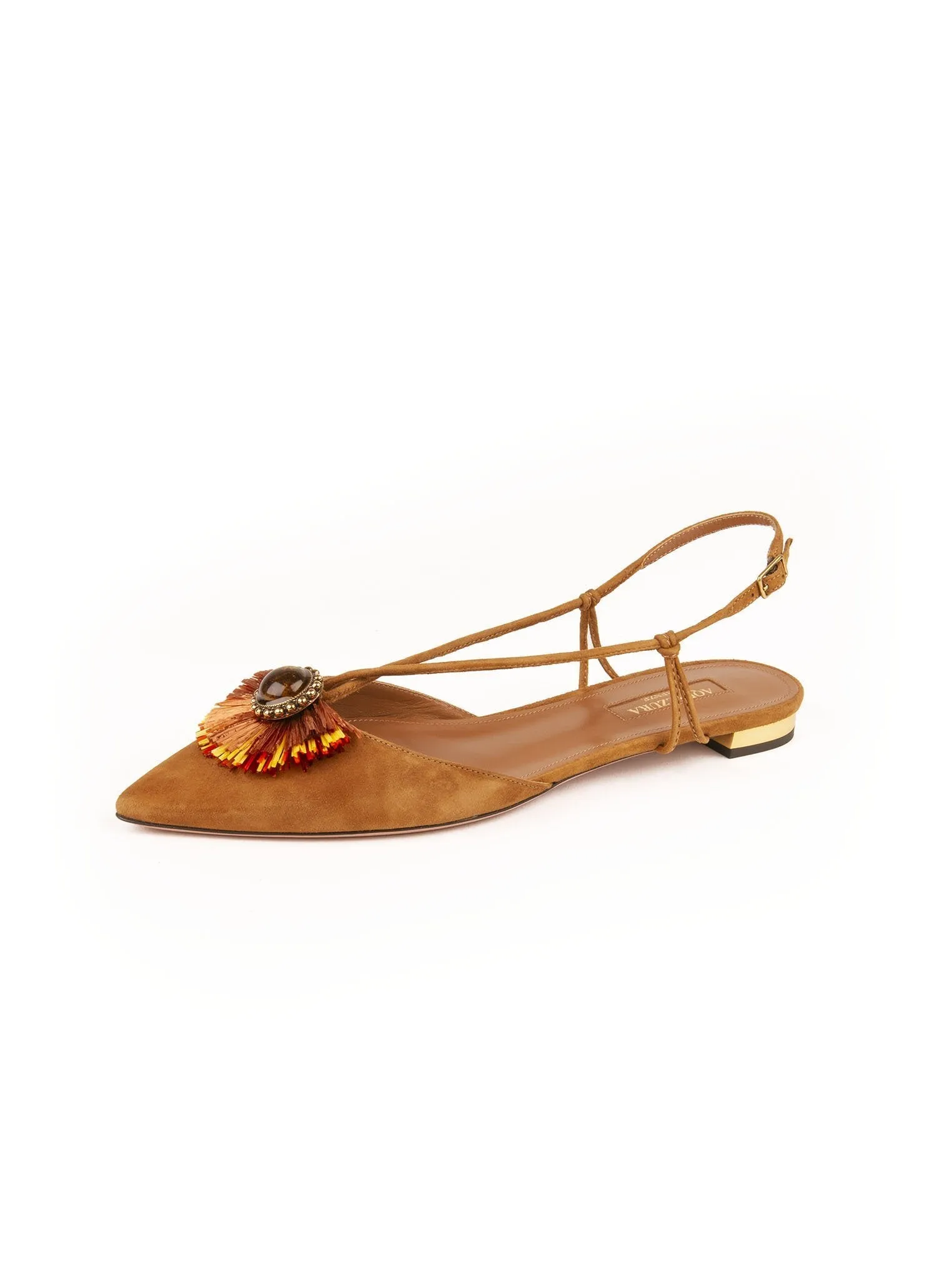 Samba Ballerina Flat - Cognac