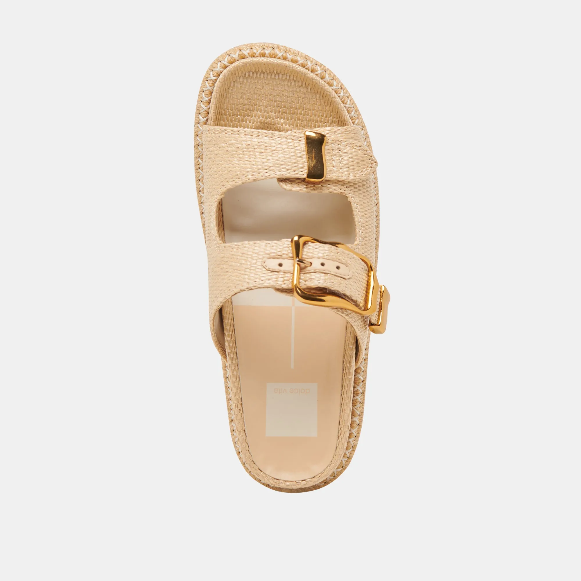 SEVANA SANDALS LT NATURAL RAFFIA