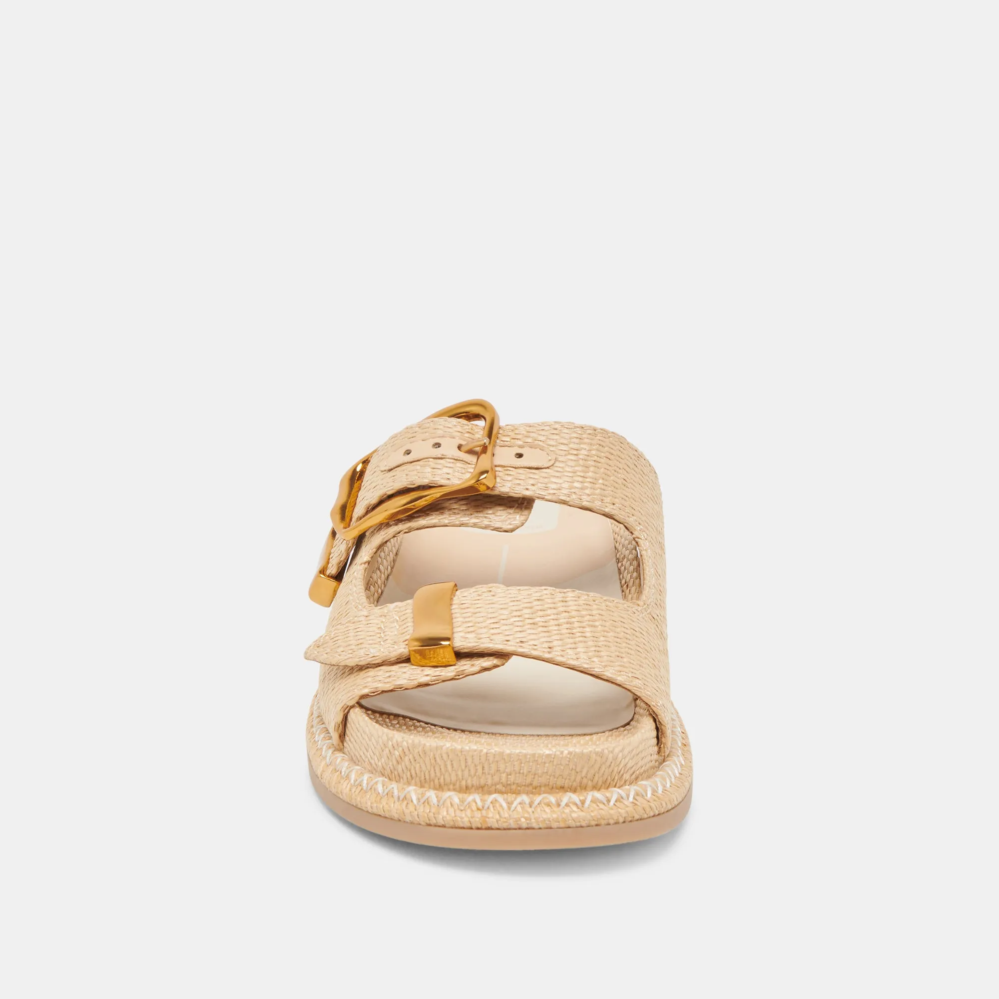 SEVANA SANDALS LT NATURAL RAFFIA