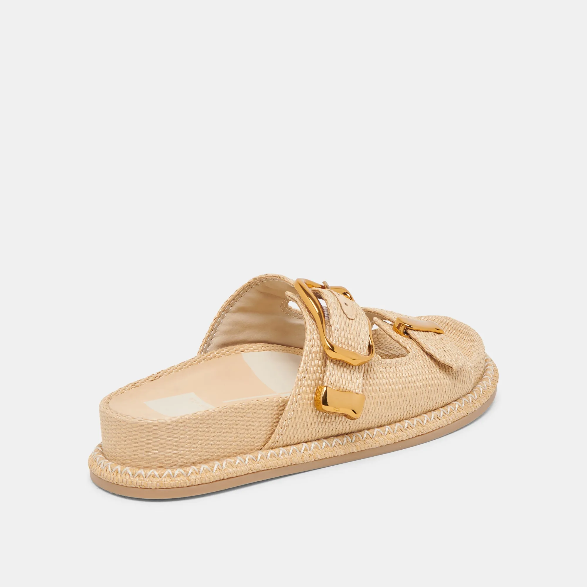 SEVANA SANDALS LT NATURAL RAFFIA