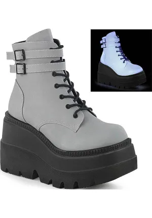 SHAKER-52 [Grey Reflective] | PLATFORM BOOTS [PREORDER]