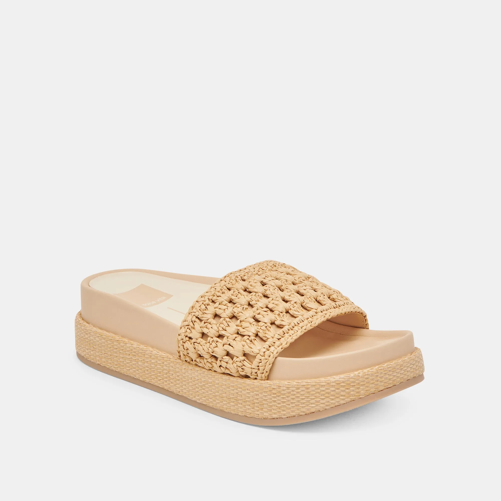 SIDONA SANDALS LT NATURAL RAFFIA