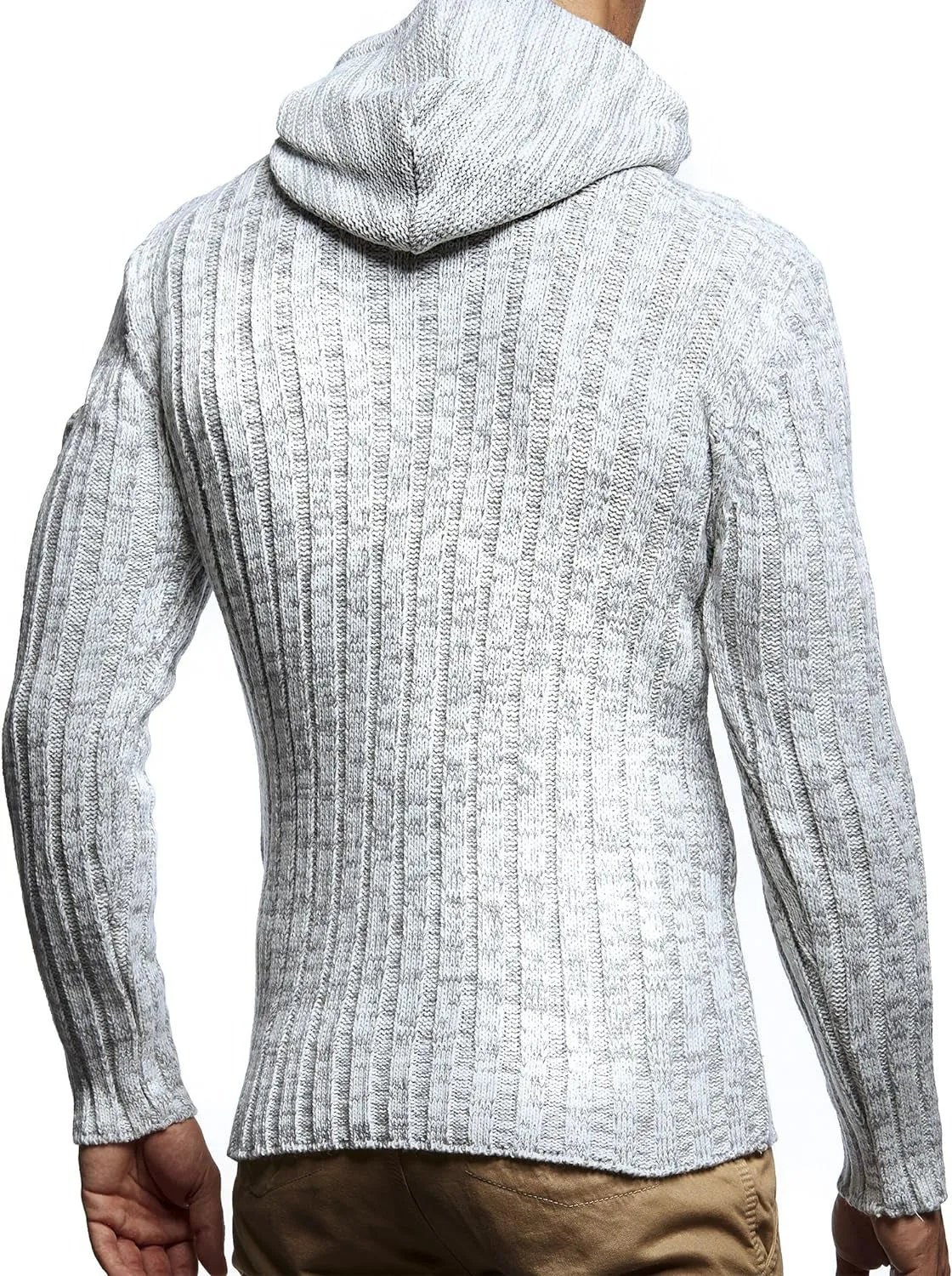 Slim Pullover Sweaters for Men with Hoodie - Men'S Knitted Sweater