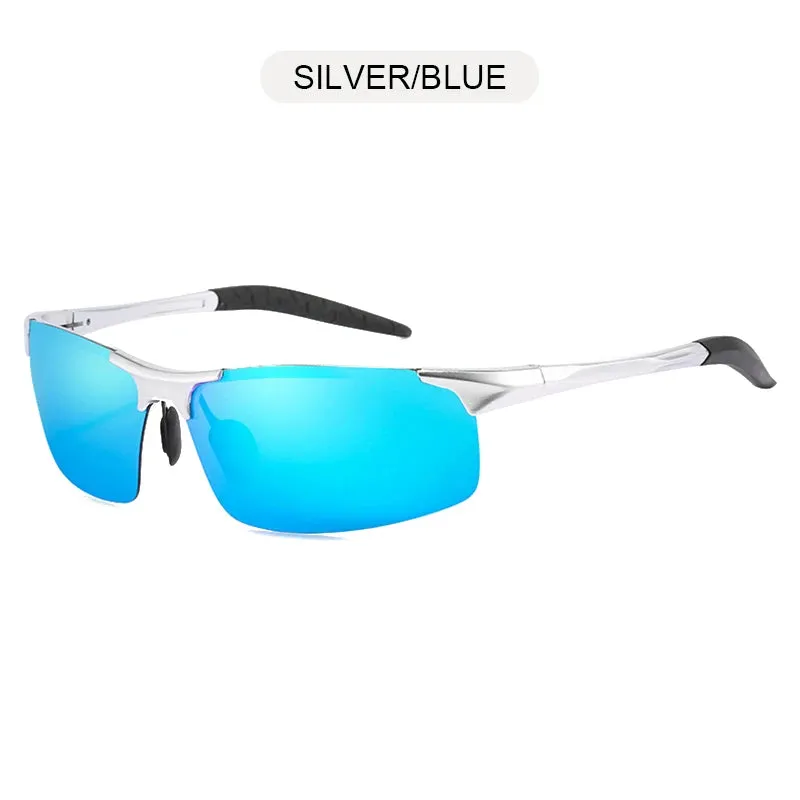 Sports Polarized Sunglasses Men High-Quality Aluminum Magnesium Sun Glasses For Male Vintage Driving Shades UV400