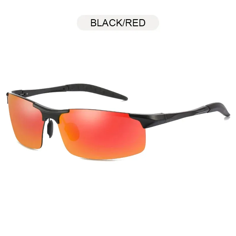 Sports Polarized Sunglasses Men High-Quality Aluminum Magnesium Sun Glasses For Male Vintage Driving Shades UV400