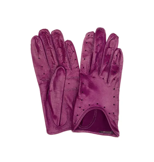 Stephanie Perforated - Women's Unlined Perforated Leather Gloves