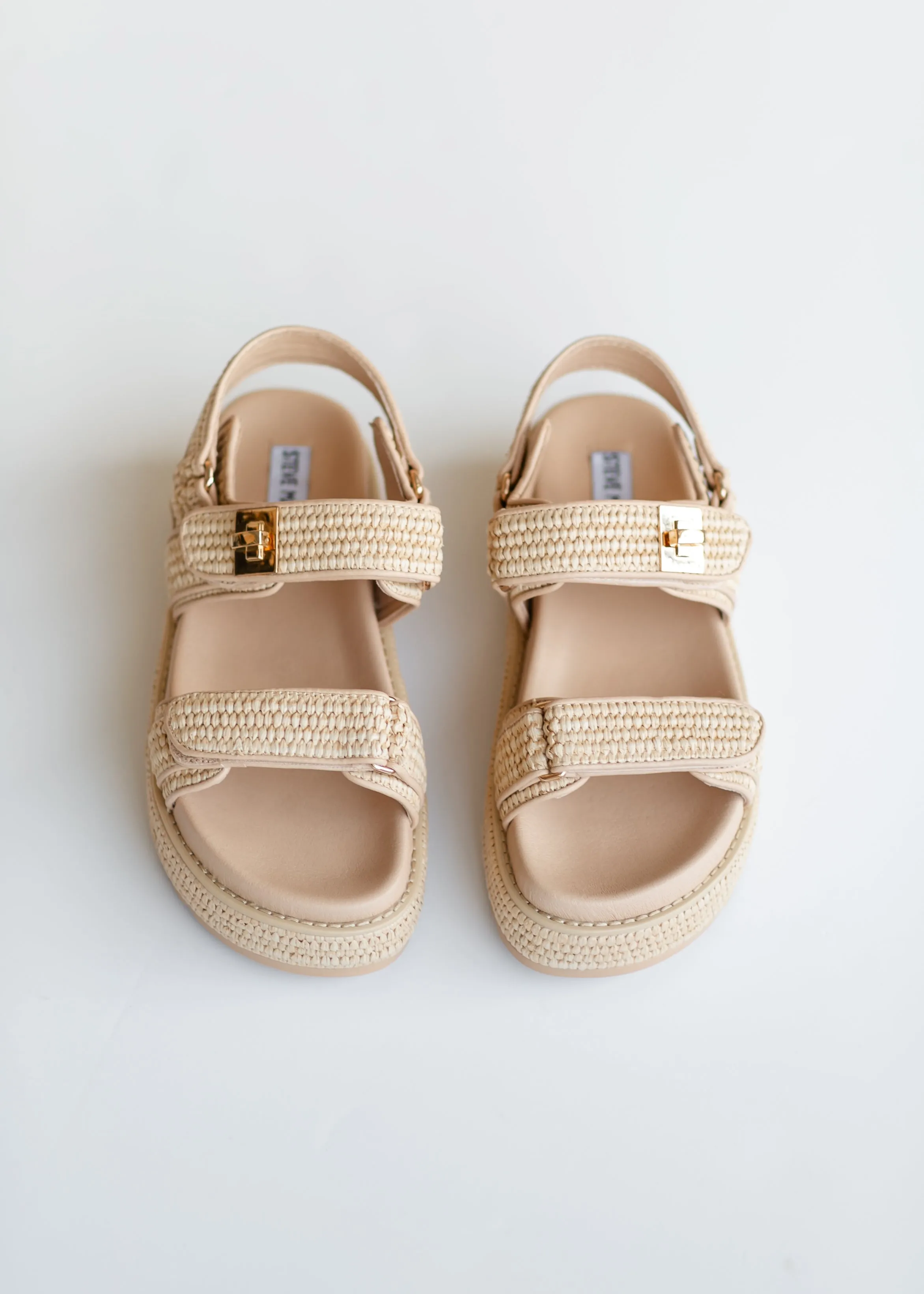 Steve Madden® Mona Platform Raffia Sandals - FINAL SALE