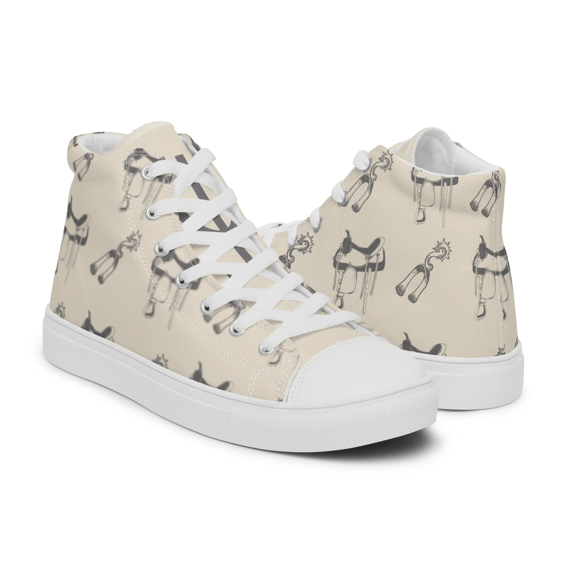 TCB S&S high top canvas shoes