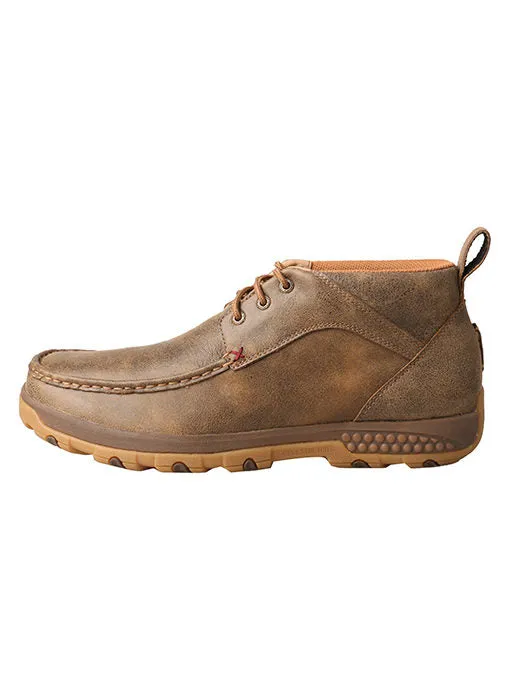 Twisted X MXC0001 Men’s Chukka Driving Moc with CellStretch® Bomber