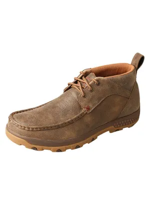 Twisted X MXC0001 Men’s Chukka Driving Moc with CellStretch® Bomber