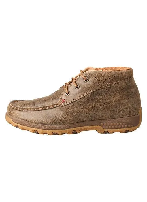 Twisted X Women's Bomber Brown Chukka CellStretch Driving Moc WXC0001