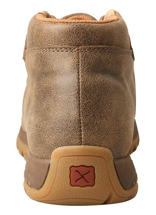 Twisted X Women's Bomber Brown Chukka CellStretch Driving Moc WXC0001