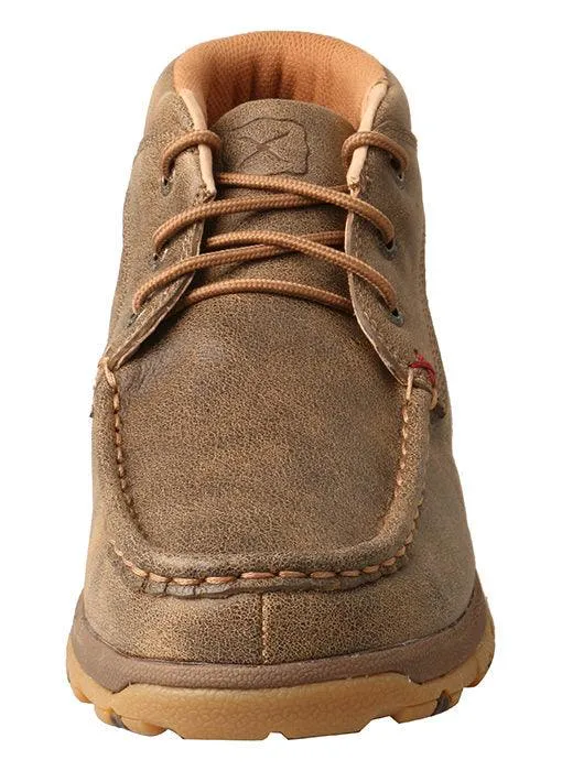 Twisted X Women's Bomber Brown Chukka CellStretch Driving Moc WXC0001