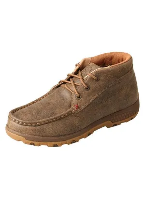 Twisted X Women's Bomber Brown Chukka CellStretch Driving Moc WXC0001