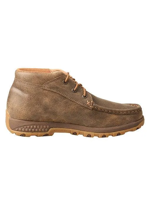 Twisted X Women's Bomber Brown Chukka CellStretch Driving Moc WXC0001