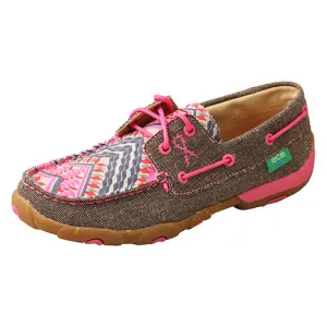 Twisted X Women's Pink Echo Driving Moc