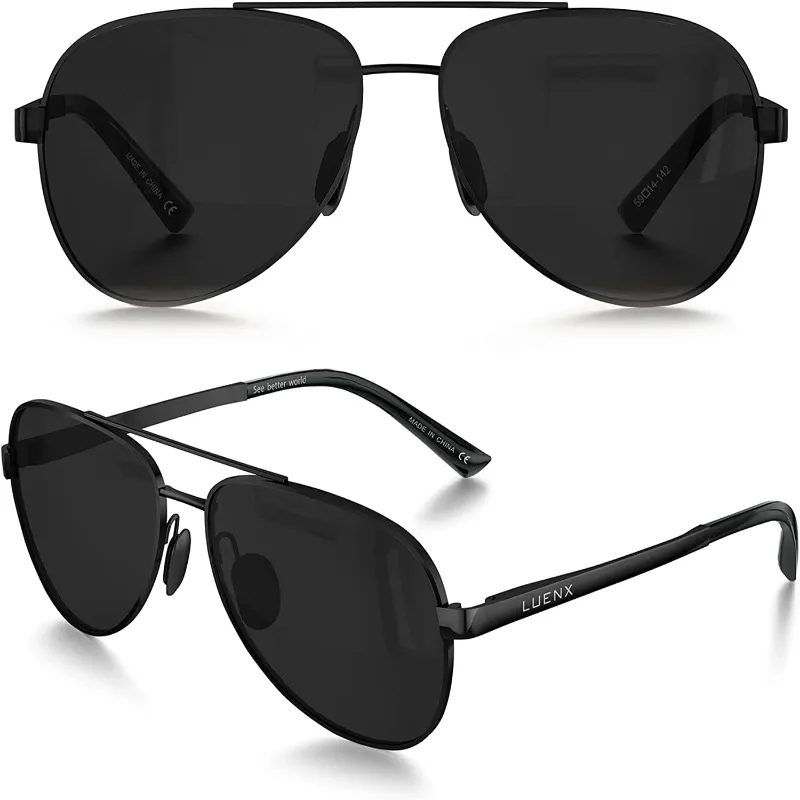 Unisex Aviator Sunglasses with UV400 Protection