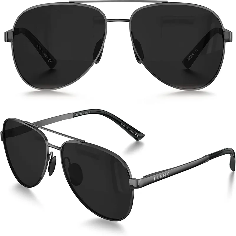 Unisex Aviator Sunglasses with UV400 Protection