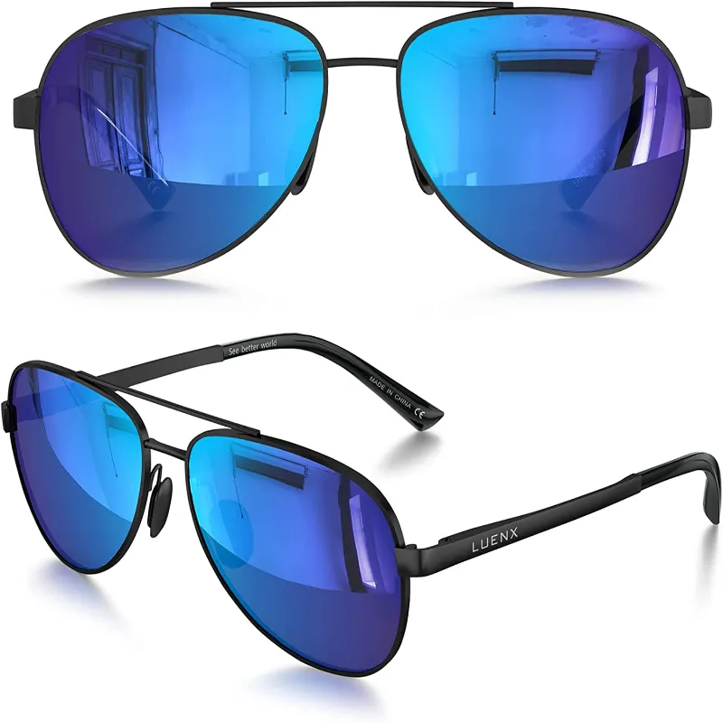 Unisex Aviator Sunglasses with UV400 Protection