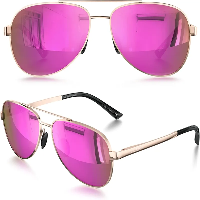 Unisex Aviator Sunglasses with UV400 Protection