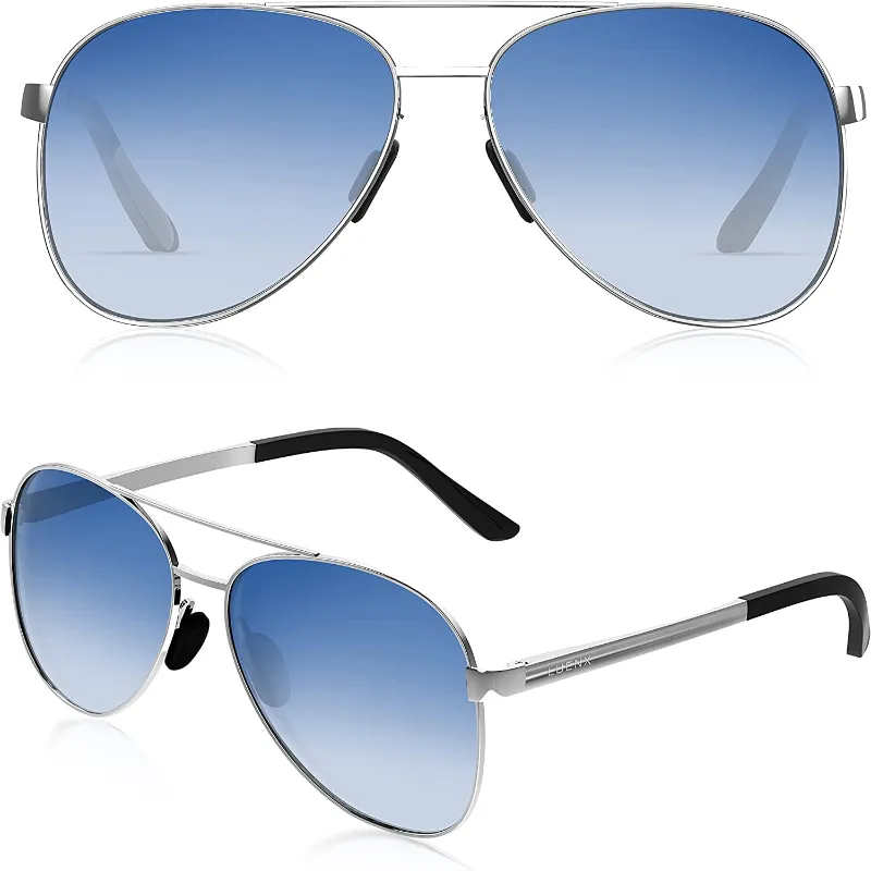 Unisex Aviator Sunglasses with UV400 Protection