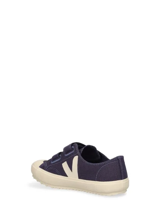 Veja   Organic cotton canvas strap sneakers 