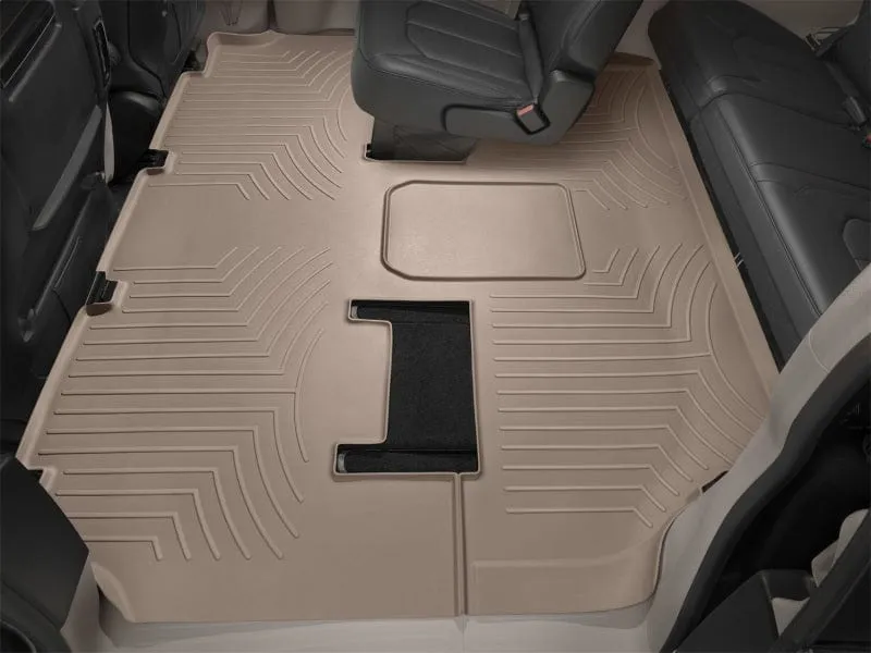 WeatherTech 14-16 Land Rover-Range Rover Rear FloorLiner - Tan Long Wheelbase w/ 2nd Row Console