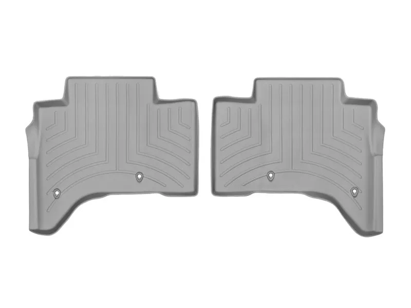 WeatherTech 2013  Land Rover Range Rover Rear FloorLiner - Grey (Std Wheelbase w/2nd Row Cons)