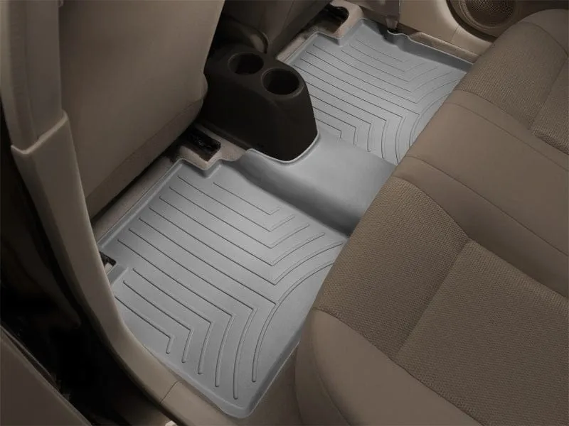 WeatherTech 2013  Land Rover Range Rover Rear FloorLiner - Grey (Std Wheelbase w/2nd Row Cons)