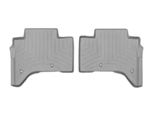 WeatherTech 2013  Land Rover Range Rover Rear FloorLiner - Grey (Std Wheelbase w/2nd Row Cons)