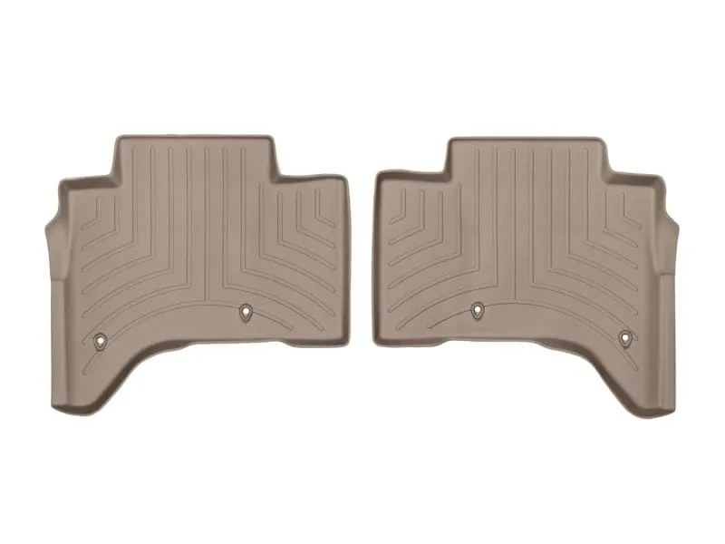 WeatherTech 2013  Land Rover Range Rover Rear FloorLiner - Tan(Stand Wheelbase Models w/2nd Row Con)