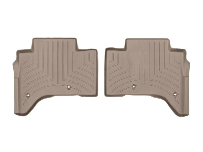 WeatherTech 2013  Land Rover Range Rover Rear FloorLiner - Tan(Stand Wheelbase Models w/2nd Row Con)