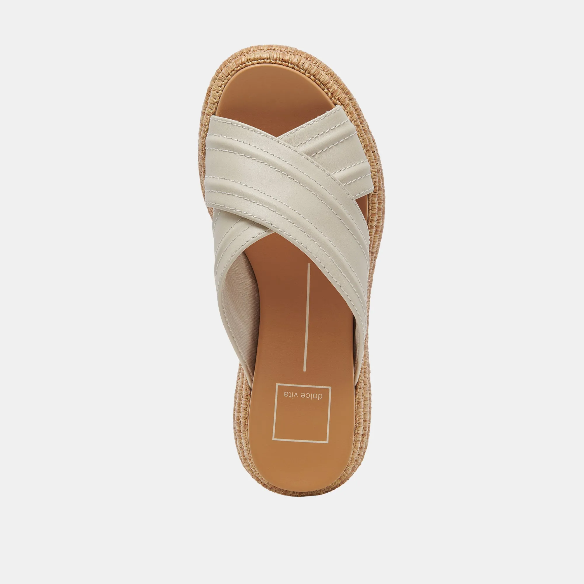 WESLEE SANDALS IVORY LEATHER