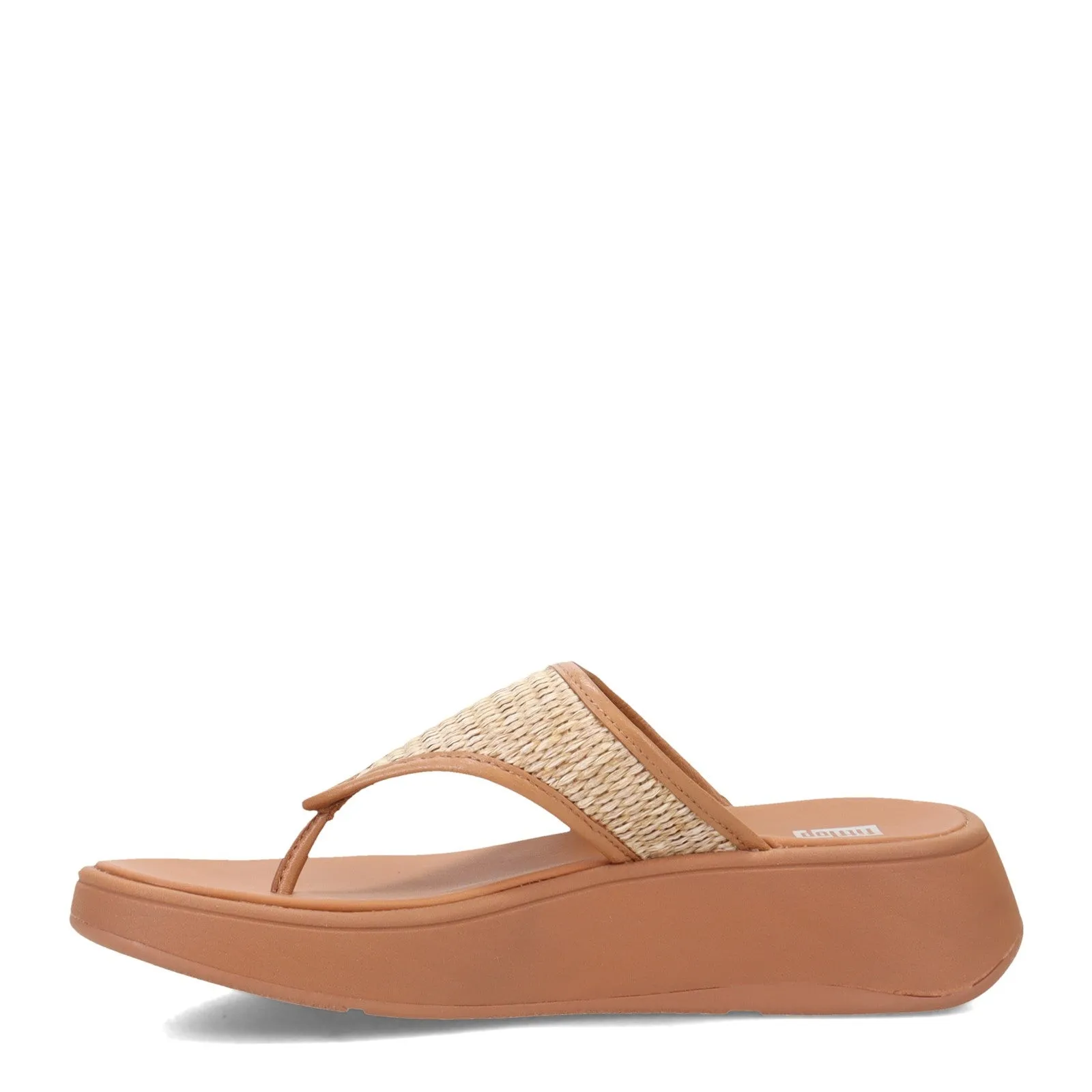 Women's FitFlop, F-Mode Woven Flatform Toe Post Sandal