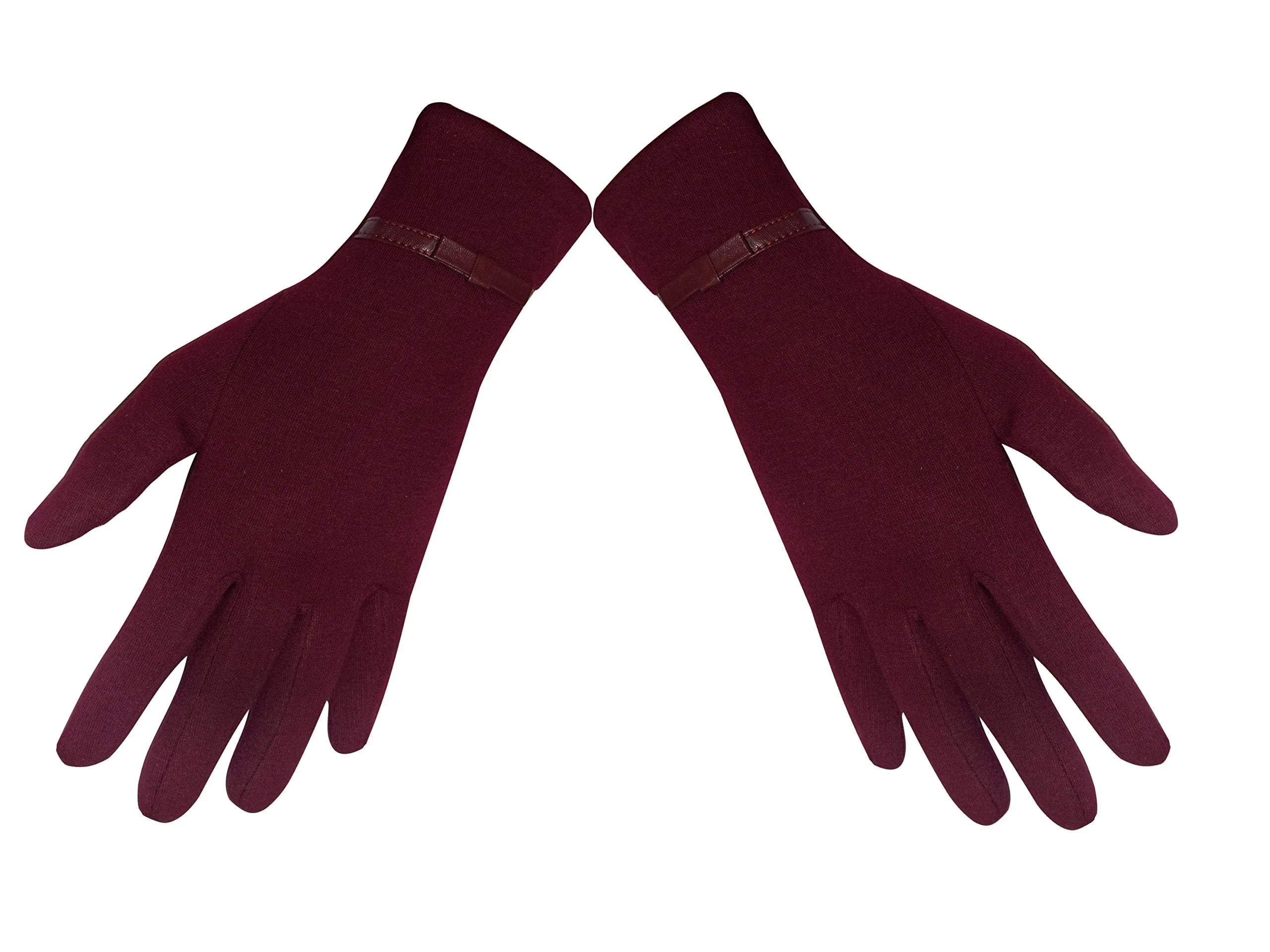 Womens Touch Screen Fleece Lined Assorted Winter Warm Gloves