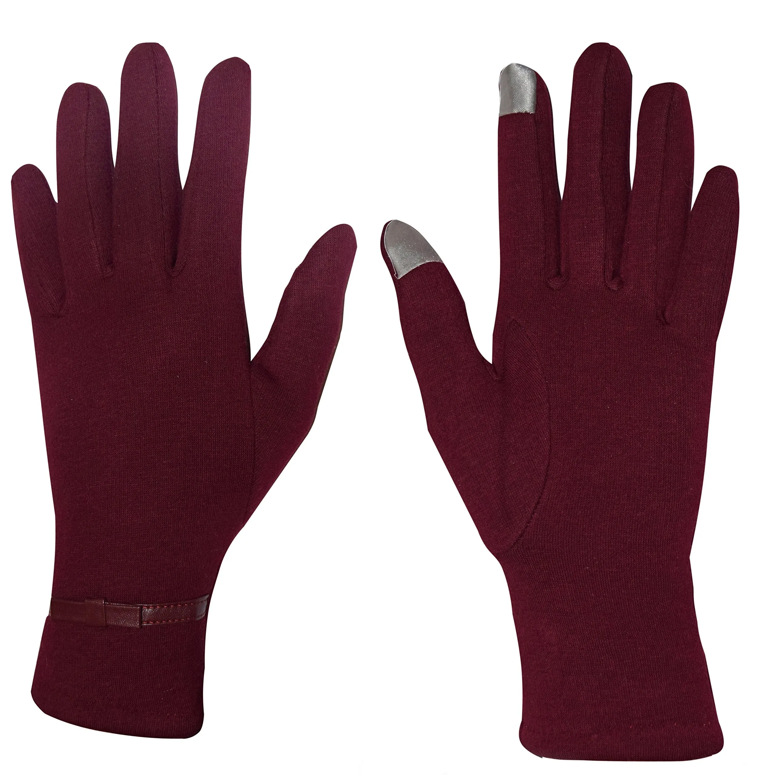 Womens Touch Screen Fleece Lined Assorted Winter Warm Gloves