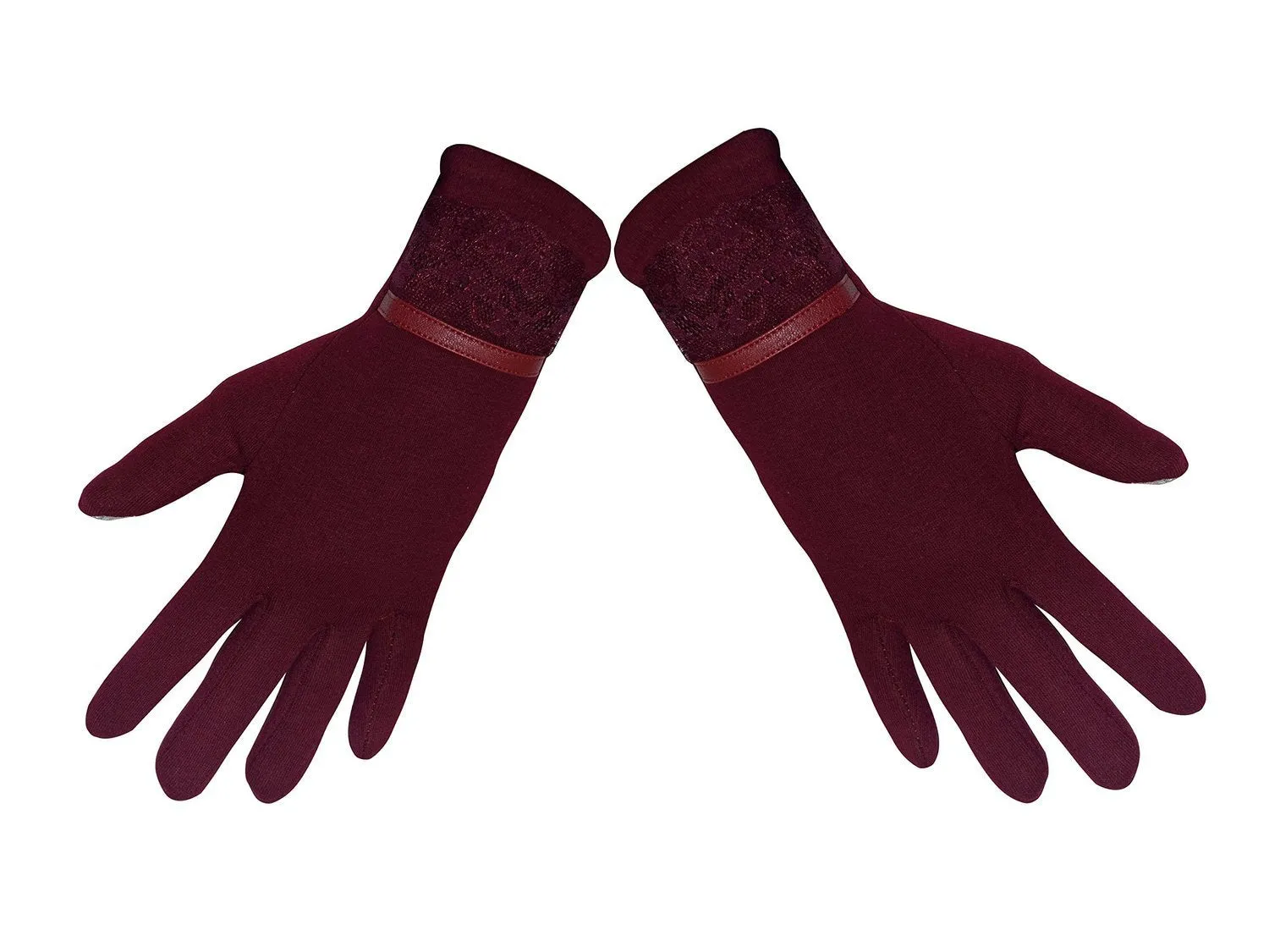 Womens Touch Screen Fleece Lined Assorted Winter Warm Gloves