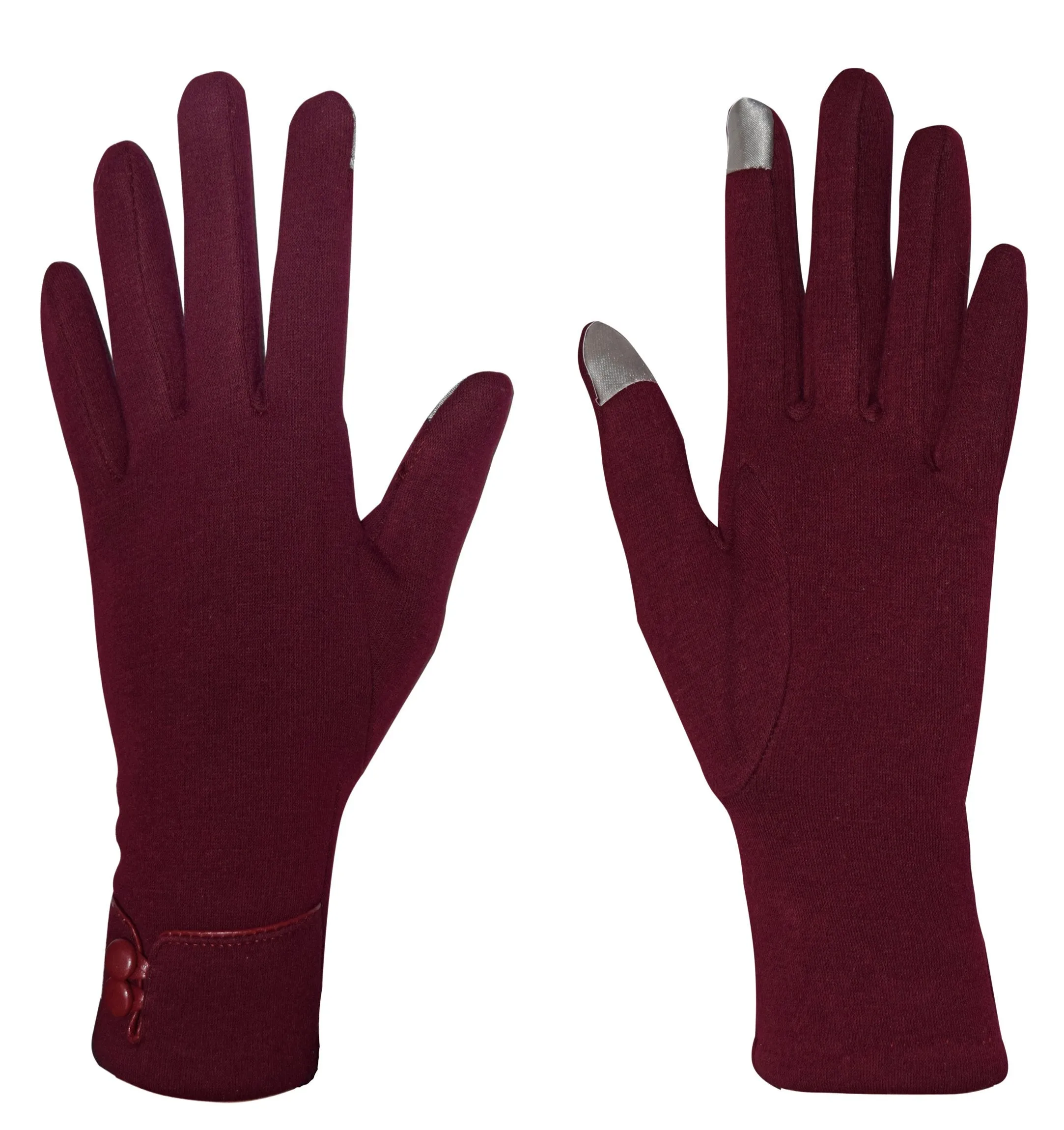 Womens Touch Screen Fleece Lined Assorted Winter Warm Gloves